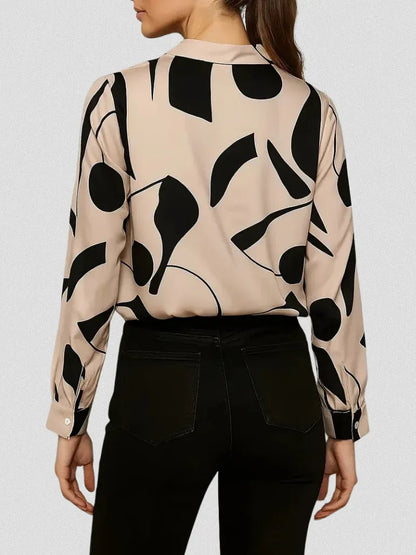 LYRA SATIN LOOK BLOUSE